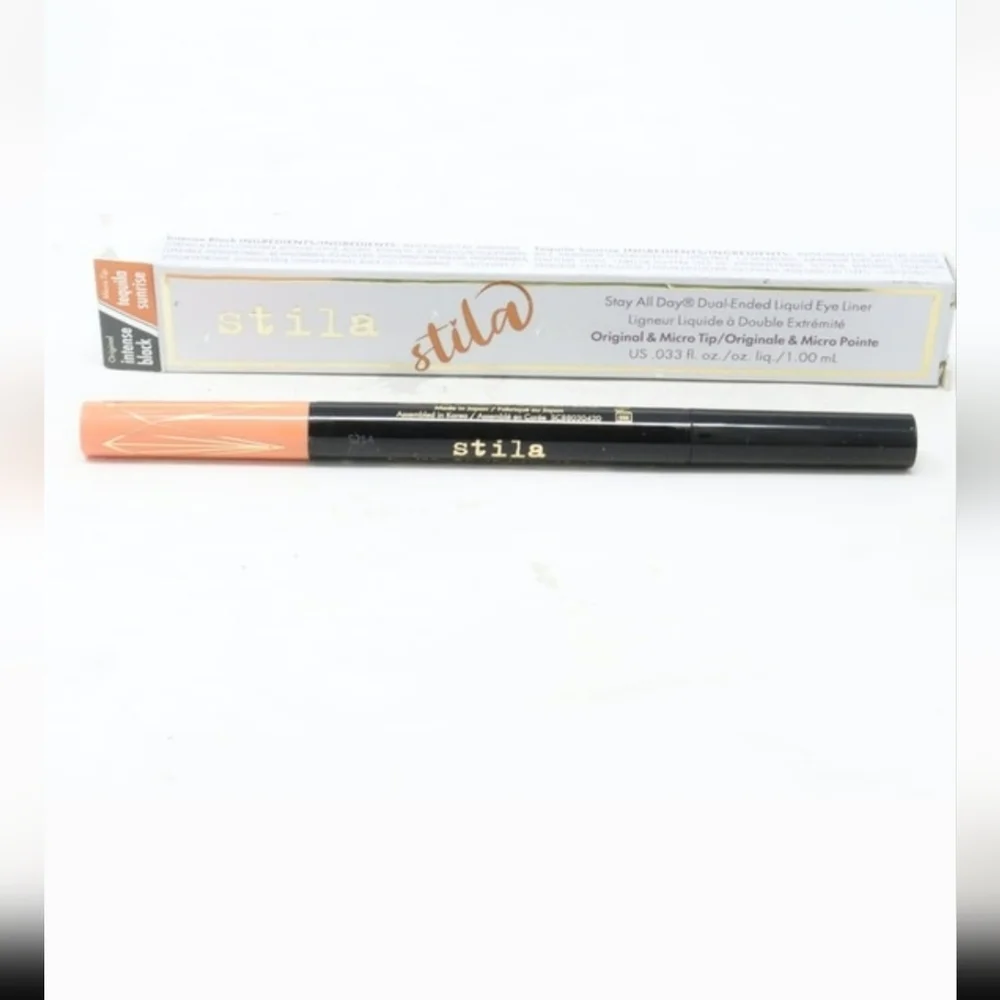 ❇️TEQUILA SUNRISE/BLACK Stila DISCONTINUED Dual-Ended Eyeliner NWT
